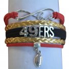 San Francisco 49ers Bracelet - 49ers Jewelry & Perfect Football Fan Gift