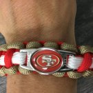 San Francisco 49Ers Bracelet, 49Ers Jewelry, 49Ers Gift, Football Bracelet