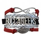 Tampa Bay Buccaneers Bracelet, Buccaneers Jewelry, Football Fan Bracelet, USA