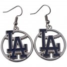 Los Angeles Dodgers Earrings, Dodgers Jewelry, Dodgers Gift, Baseball Bracelet