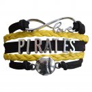 Pittsburgh Pirates Bracelet, Pirates Jewelry, Pirates Gift, Baseball Bracelet