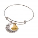 Sister Bracelet -I Love You to the Moon and Back- Sister Charm Bracelet, Gift