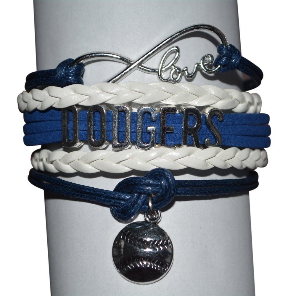 LA Dodgers Bracelet, Dodgers Jewelry, Baseball Bracelet & Jewelry Gift