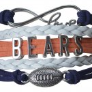 Chicago Bears Bracelet, Bears Jewelry, Baers Charm,Bears Gift, Football Bracelet