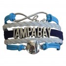 Tampa Bay Rays Bracelet, Rayss Jewelry, Rays Gift, Baseball Bracelet