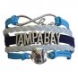 Tampa Bay Rays Bracelet, Rayss Jewelry, Rays Gift, Baseball Bracelet