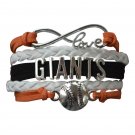 San Francisco Giants Bracelet, Giants Jewelry, Giants Gift, Baseball Bracelet