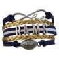St. Louis Rams Bracelet, Rams Jewelry, Rams Gift, Football Bracelet