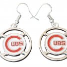 Chicago Cubs Earrings,  Cubs Jewelry,  Cubs Gift, Football Earrings