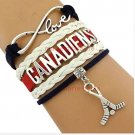 Montreal Canadiens Bracelet, Montreal Canadien Jewelry, Hockey Bracelet, NHL Bra