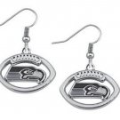 Seattle Seahawks Earrings, Seahawks Jewelry, Seahawks Gift, Football Earrings