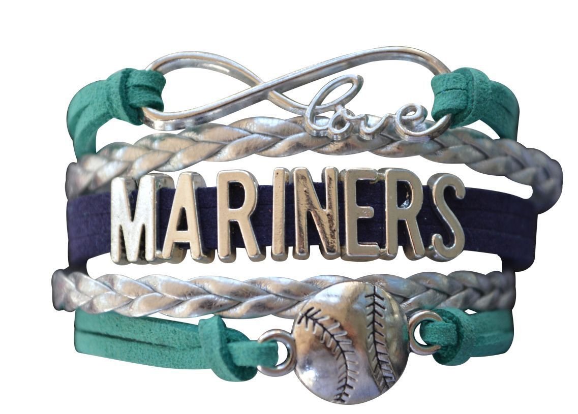 Seattle Mariners Bracelet, Mariners Jewelry, Mariners Gift, Baseball Bracelet