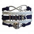 Detroit Tigers Bracelet, Tigers Jewelry, Tigers Gift, Baseball Bracelet