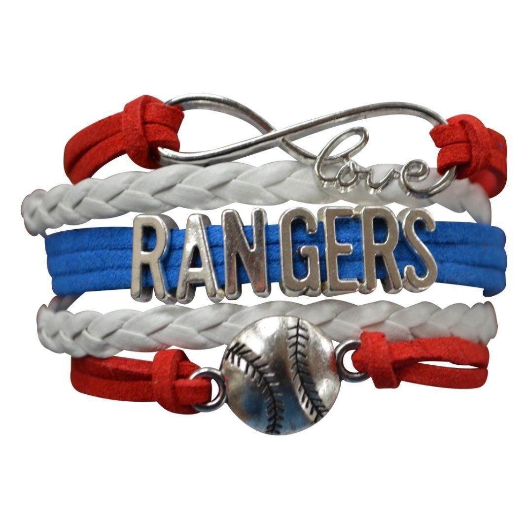 Texas Rangers Bracelet, Texas Rangers Jewelry and Perfect Baseball Bracelet