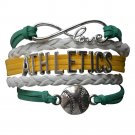 Oakland Athletics Bracelet, Athletics Jewelry, Athletics Gift, Baseball Bracelet
