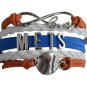 New York Mets Bracelet, Mets Jewelry, Mets Gift, Baseball Bracelet