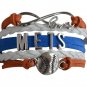 New York Mets Bracelet, Mets Jewelry, Mets Gift, Baseball Bracelet