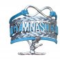 GYMNASTICS LEATHER CHARM BRACELET SILVER-SPORTS-ADJUSTABLE-TURQUISE, SILVER