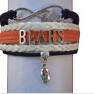 Chicago Bears Bracelet - Chicago Bears Jewelry & Perfect Football Fan Gift