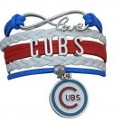 Chicago Cubs Logo Bracelet, Cubs Jewelry, Cubs Gift, Baseball Bracelet