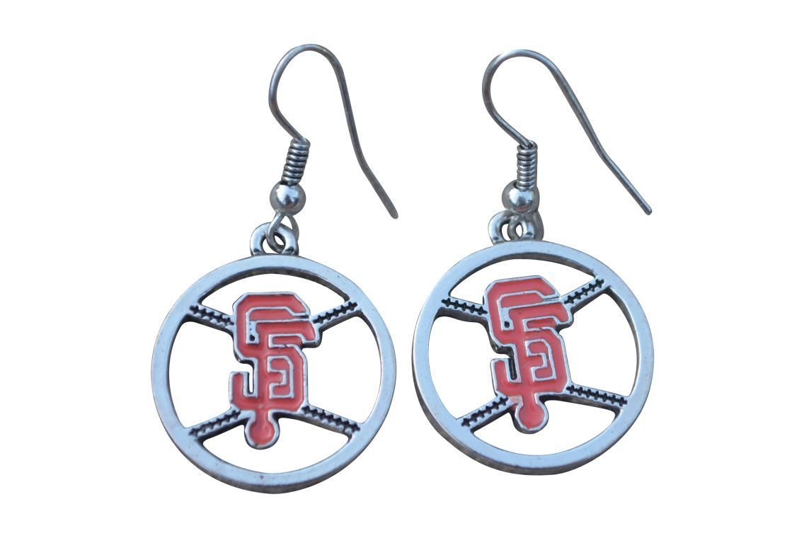San Francisco Giants Earrings, Giants Earrings, Giants Gift, Baseball Gift