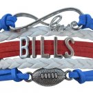 Buffalo Bills Bracelet, Bills Jewelry, Bills Gift, Football Bracelet
