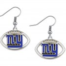 New York Giants Earrings, Giants Jewelry, Giants Gift, Football Earrings