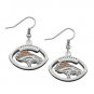 Denver Broncos Earrings- Silver Bronco Earrings, NFL Earrings, Broncos Jewelry
