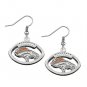 Denver Broncos Earrings- Silver Bronco Earrings, NFL Earrings, Broncos Jewelry