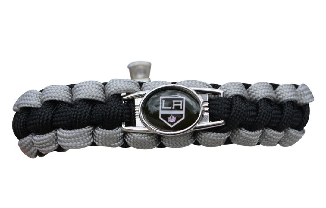 Infinity Collection Los Angeles Kings Paracord Bracelet, Los Angeles Kings Jewel