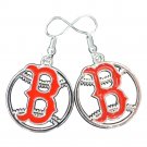 Boston Red Sox Earrings, Sox Jewelry, Sox Gift, Baseball Earrings