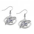 Baltimore Ravens Earrings, Ravens Jewelry, Ravens Gift, Football Earrings