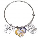 Minnesota Vikings Bracelet, Vikings Jewelry, Vikings Gift, Football Bracelet