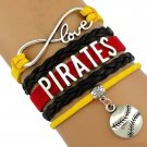 Pittsburgh Pirates Bracelet, Pittsburgh Pirates Jewelry, Baseball Bracelet & Jew