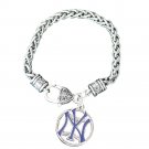 New York Yankee Charm Bracelet, New York Yankee Jewelry, Baseball Bracelet & Jew
