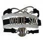 Chicago White Sox Bracelet, White Sox Jewelry, White Sox Gift, Baseball Bracelet