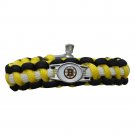 Boston Bruins Paracord Bracelet, Boston Bruins Jewelry, Hockey Bracelet, NHL Bra