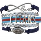Tennessee Titans Bracelet, Titans Jewelry, Titans Gift, Football Bracelet