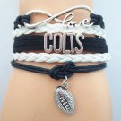 Indianapolis Colts Bracelet, Colts Jewelry, Colts Gift, Football Bracelet