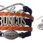 Denver Broncos Jewelry Set, Broncos Jewelry, Broncos Gift, Broncos Bracelet