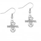 Softball Earrings- Girls Softball Jewelry - I love Softball Earrings - Perfect S