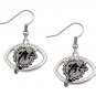 Miami Dolphins Earrings, Dolphins Jewelry, Dolphins Gift, Football Bracelet