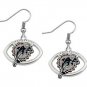 Miami Dolphins Earrings, Dolphins Jewelry, Dolphins Gift, Football Bracelet