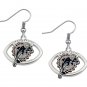 Miami Dolphins Earrings, Dolphins Jewelry, Dolphins Gift, Football Bracelet