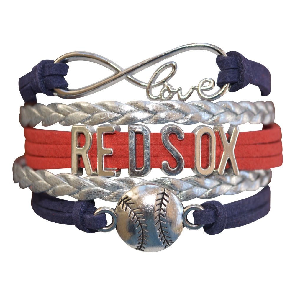 Boston Red Sox Bracelet, Red Sox Jewelry, Sox Gift, Baseball Bracelet