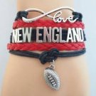New England Patriots Bracelet, Patriots Jewelry & Patriots Charm Bracelet- USA