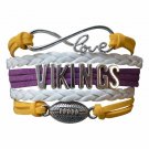 Minnesota Vikings Bracelet - Vikings Jewelry, Vikings Gift, Vikings Charm