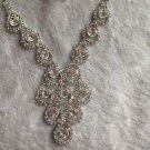 Mesmerizing Vintage Rhinestone Bib Necklace