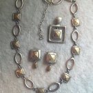 Beautiful Vintage Premier Designs Necklace Earrings & Pendant Set