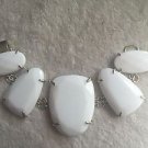 Stunning Wide White Statement Summer Bracelet